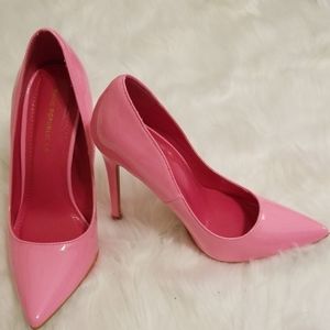 NEW Patent leather neon pink pumps